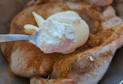 Фото шага рецепта Курица с шампиньонами 189252 шаг 5  