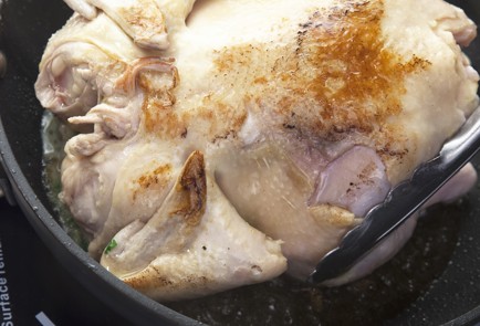 Фото шага рецепта Курица с зеленым маслом и лимоном 68918 шаг 6  