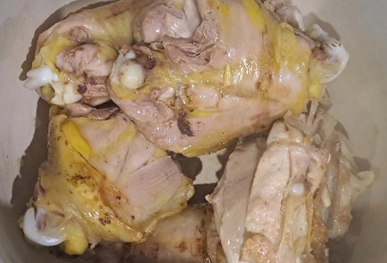 Фото шага рецепта Курица тушенная с морковью и тыквой 190561 шаг 6  