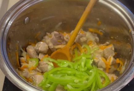 Фото шага рецепта Курица тушенная  с овощами 151135 шаг 7  