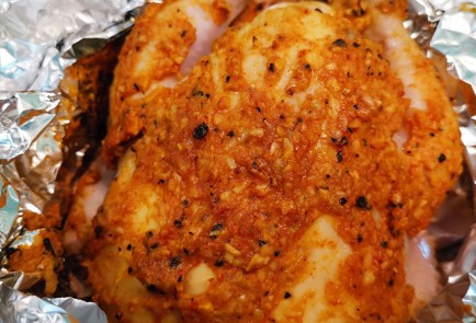 Фото шага рецепта Курица в духовке на Новый год 175401 шаг 13  