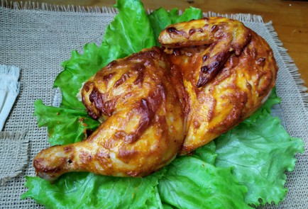 Фото шага рецепта Курица запеченная в томатном соусе с карри 188094 шаг 10  