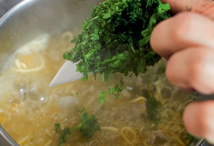 Фото шага рецепта Куриная лапша с потрохами 30371 шаг 4  