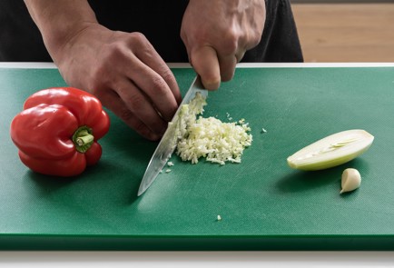 Фото шага рецепта Куриная грудка на пару фаршированная овощами с мандариновым соусом 140341 шаг 3  