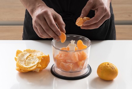 Фото шага рецепта Куриная грудка на пару фаршированная овощами с мандариновым соусом 140341 шаг 8  