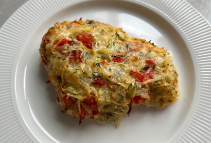 Фото шага рецепта Куриная грудка под овощной шубой 174125 шаг 14  