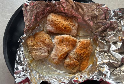 Фото шага рецепта Куриная грудка в духовке 190017 шаг 9  