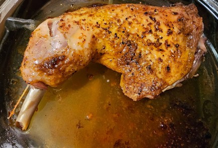 Фото шага рецепта Куриная ножка запеченная в приправе из кайенского перца 175083 шаг 10