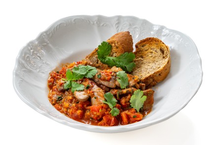 Фото шага рецепта Куриная печень с помидорами 175899 шаг 10  