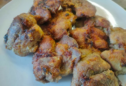 Фото шага рецепта Куриная печень в панировке 191455 шаг 11  