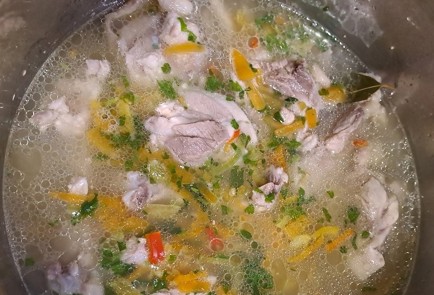 Фото шага рецепта Куриное бедро с булгуром и тыквой 190348 шаг 9  