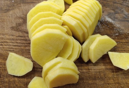 Фото шага рецепта Куриное филе пофранцузски с персиками 190857 шаг 3