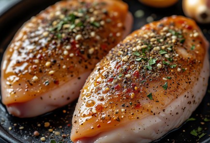 Фото шага рецепта Куриное филе в аэрогриле 190571 шаг 2  