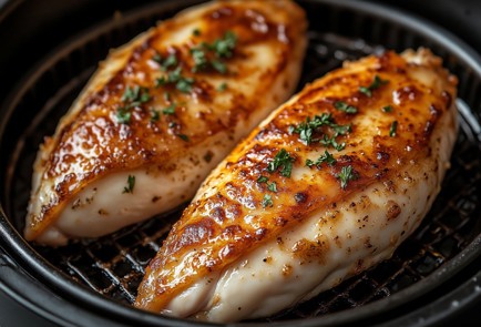 Фото шага рецепта Куриное филе в аэрогриле 190571 шаг 3  