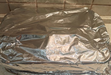 Фото шага рецепта Куриные бедра в духовке с шампиньонами 191214 шаг 8  