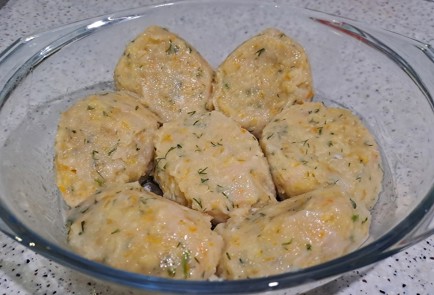 Фото шага рецепта Куриные котлеты в духовке с булгуром 189515 шаг 9  