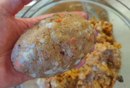 Фото шага рецепта Куриные котлеты с грибами 189254 шаг 17  