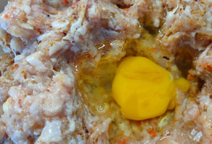 Фото шага рецепта Куриные котлеты с грибами 189254 шаг 7  