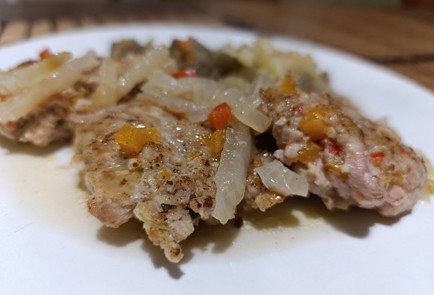 Фото шага рецепта Котлеты из куриного фарша с овощами 190948 шаг 24