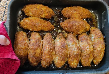 Фото шага рецепта Куриные купаты с луком 174277 шаг 15  