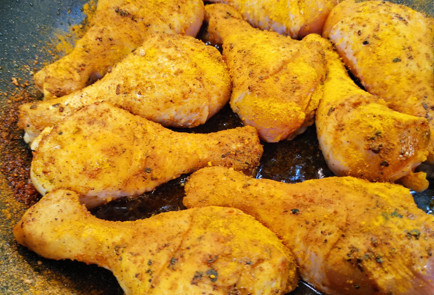 Фото шага рецепта Куриные ножки повосточному 151979 шаг 7