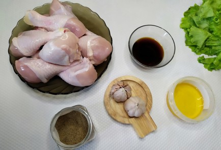 Фото шага рецепта Куриные ножки в соевомедовом маринаде 188024 шаг 1  