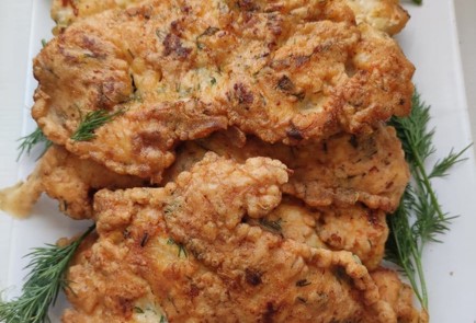 Фото шага рецепта Куриные отбивные в яичном кляре с укропом 173367 шаг 10  