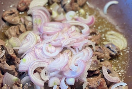 Фото шага рецепта Куриные сердечки карри 151093 шаг 5  