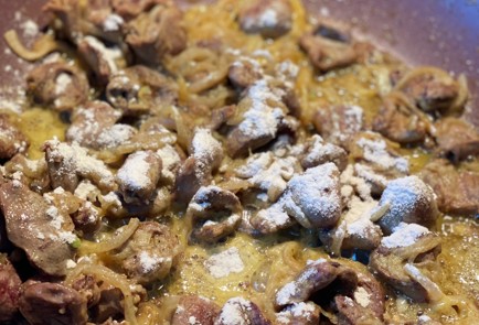 Фото шага рецепта Куриные сердечки карри 151093 шаг 7  