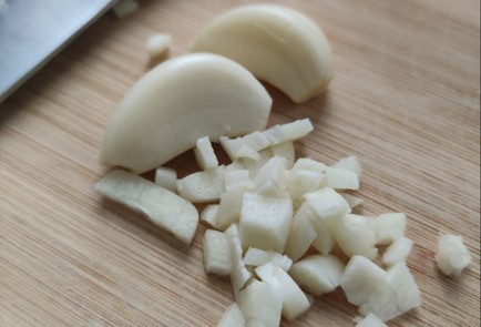 Фото шага рецепта Куриные сердечки со шпинатом в сливочном соусе 173452 шаг 5  