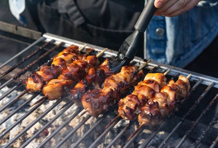 Фото шага рецепта Куриные шашлычки 176213 шаг 9  