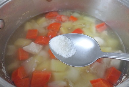 Фото шага рецепта Куриный кремсуп 191433 шаг 6  