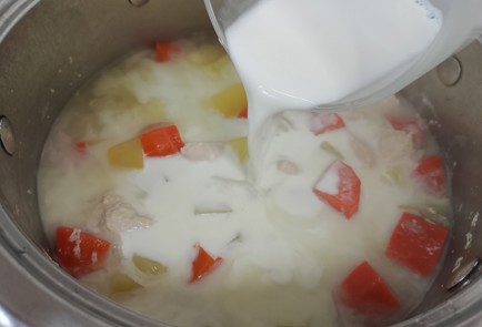 Фото шага рецепта Куриный кремсуп 191433 шаг 7  