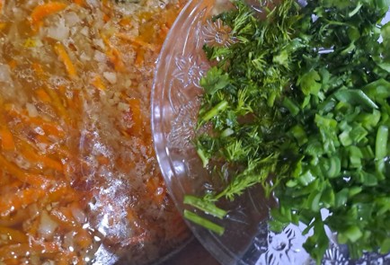 Фото шага рецепта Куриный суп с домашней пастой 190099 шаг 9  