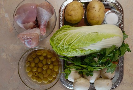 Фото шага рецепта Куриный суп с картофелем и грибами 187258 шаг 1  