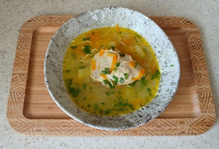 Фото шага рецепта Куриный суп с куркумой 190352 шаг 12  