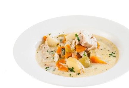 Фото шага рецепта Куриный суп ватерзой 137008 шаг 10  