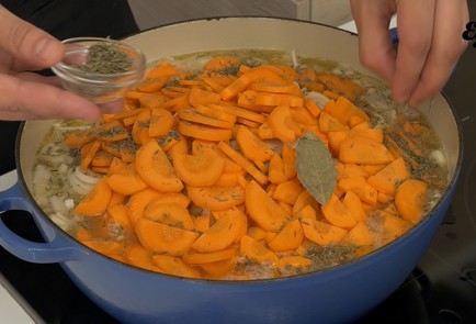 Фото шага рецепта Куриный суп ватерзой 137008 шаг 5  