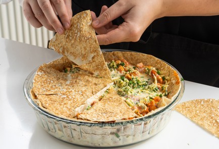 Фото шага рецепта Курник из лаваша 151693 шаг 8