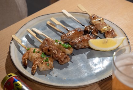 Фото шага рецепта Кусиякисет с соусом терияки 140927 шаг 7  