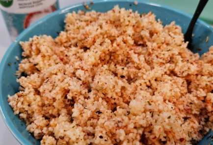 Фото шага рецепта Кускус посредиземноморски с вялеными помидорами 152653 шаг 7  