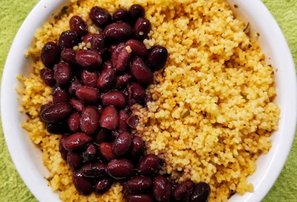 Фото шага рецепта Кускус с карри и фасолью 153035 шаг 11