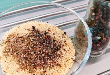 Фото шага рецепта Кускус с топпингом из черешни 173854 шаг 2