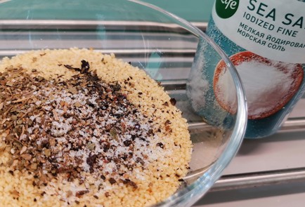 Фото шага рецепта Кускус с топпингом из черешни 173854 шаг 3