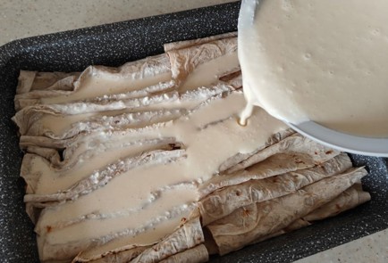 Фото шага рецепта Кывырма ленивый пирог из лаваша 175691 шаг 7  