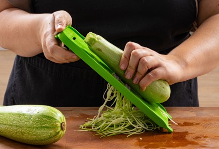 Фото шага рецепта Лапша из кабачка 187218 шаг 9