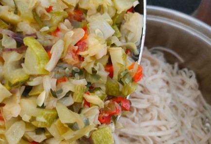 Фото шага рецепта Лапша удон с овощами 186507 шаг 16  