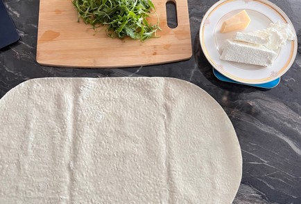 Фото шага рецепта Лаваш на завтрак 186963 шаг 1  