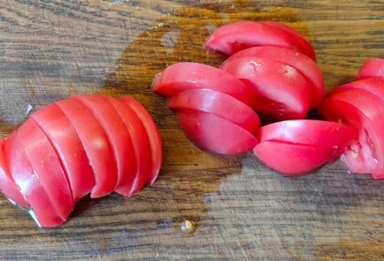 Фото шага рецепта Лазанья с грибами и помидорами 189211 шаг 7  