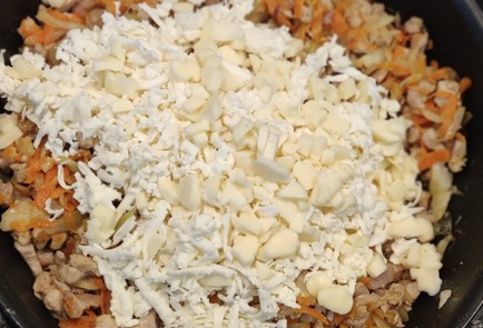 Фото шага рецепта Лазанья с капустой и куриными бедрышками 174823 шаг 11  